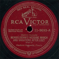 RCA Victor : Horowitz - Mendelssohn Works